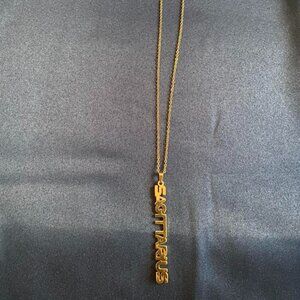 Zodiac necklace,Gold Sagittarius